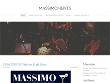 Tablet Screenshot of massimoments.com